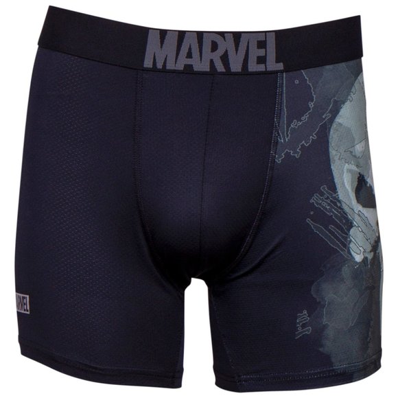 Punisher Marvel Mesh Boxer Briefs 3-Pack Small - Picture 4 of 4